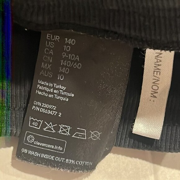 BOYS Black Joggers Size 9-10 - Picture 4 of 7